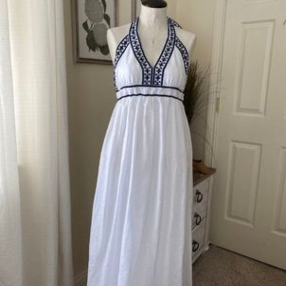 J. CREW - White Halter Neck Dress - Picture 2 of 3